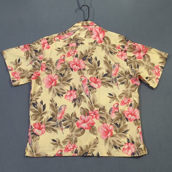Newt At The Royal Honolulu Shirt Men's XL Mulitcolor Floral Parrots Hawaiian - Picture 7 of 9